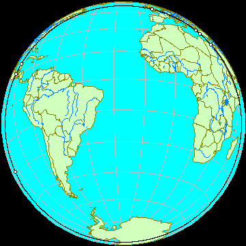  Circle Centered on Atlantic Peak 