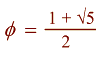  The Phi Formula