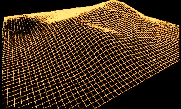 Isometric rendering from Viking image 35A72 